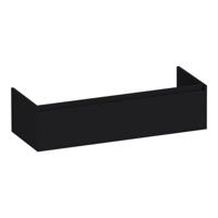 Brauer Hope - Onderkast - 120 cm - met 1 Softclose Lades Greeploos en 2 Sifon Uitsparingen Mat Zwart