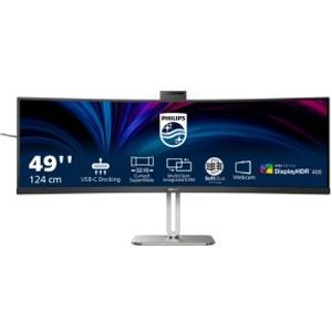 Philips B-Line 49B2U6900CH/00 49 Ultrawide Quad HD USB-C 100W Curved VA Monitor