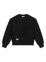 Dolce & Gabbana Kids panelled cotton sweatshirt - Noir - thumbnail