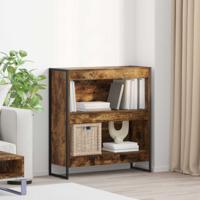 Boekenkast Rook Eik 80 x 30 x 155 cm Bewerkt hout