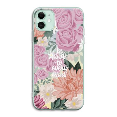 Kindness matters: iPhone 11 Transparant Hoesje