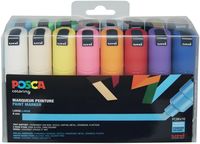 Posca paintmarker PC-8K, etui met 16 stuks in geassorteerde kleuren