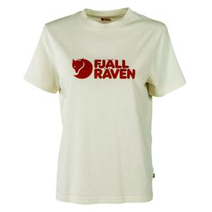 Fjällräven Dames T-Shirt Logo Tee W, chalk white, Maat: XL