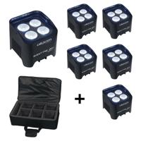 Algam Lighting 4x Eventpar Mini + flightbag