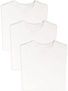 Jil Sander lot de 3 t-shirts à patch logo - Blanc