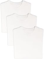 Jil Sander lot de 3 t-shirts à patch logo - Blanc