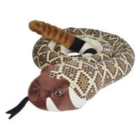 Wild Republic Pluche Texaanse ratelslang - knuffel - 280 cm - slangen Wild Republic Pluche Texaanse ratelslang - knuffel - 280 cm - slangen