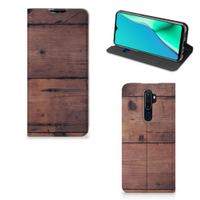 OPPO A5 (2020) | A9 (2020) Book Wallet Case Old Wood - thumbnail