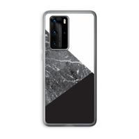 Combinatie marmer: Huawei P40 Pro Transparant Hoesje