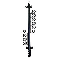 Buitenthermometer tuin / buiten zwart 65 cm - thumbnail