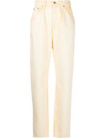 Alberta Ferretti jean slim à effet délavé - Jaune