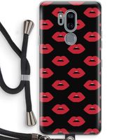 Lips: LG G7 Thinq Transparant Hoesje met koord