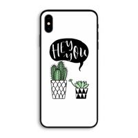 Hey you cactus: iPhone XS Max Biologisch afbreekbaar hoesje