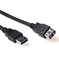 ACT SB3041 USB-kabel 1 m USB A Zwart - thumbnail