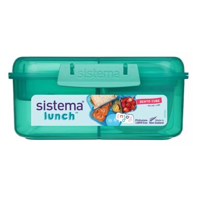Sistema Lunch - Bento Cube - 1.250 ml Minty Teal