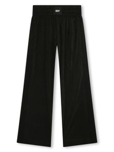 Dkny Kids pantalon cargo à logo appliqué - Noir