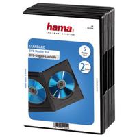 Hama DVD Dubbel Box Zwart 5Pak - thumbnail