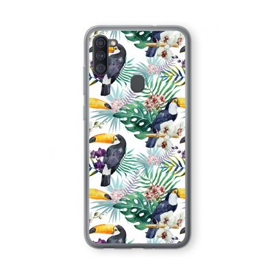 Tukans: Samsung Galaxy A11 Transparant Hoesje