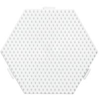 Hama strijkkralen grondplaat zeshoekig