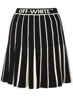 Off-White minijupe plissée - Noir