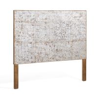 Kave Home Hoofdboord 'Kron' Mangohout, 174 x 135cm