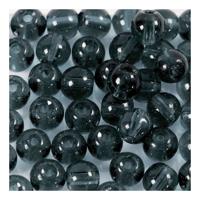 Creativ Company Glas kralen grijs, 45st.