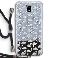 Zwanen: Samsung Galaxy J5 (2017) Transparant Hoesje met koord
