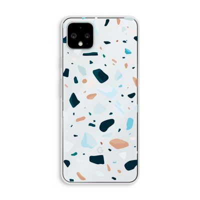 Terrazzo N°13: Pixel 4 XL Transparant Hoesje