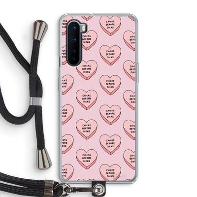 Chicks before dicks: OnePlus Nord Transparant Hoesje met koord