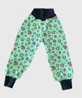 Waterproof Softshell Pants Green Animal Print - thumbnail