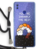 You're Shrimply The Best: Honor Note 10 Transparant Hoesje met koord