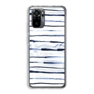 Ink Stripes: Xiaomi Redmi Note 10 Pro Transparant Hoesje