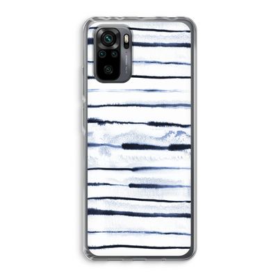 Ink Stripes: Xiaomi Redmi Note 10 Pro Transparant Hoesje