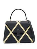 Valextra mini sac Iside Rhombus en cuir - Noir