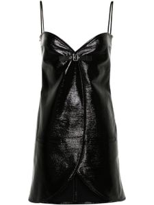 Courrèges robe courte Ellipse - Noir