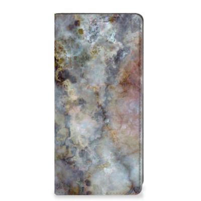 OPPO A54 5G | A74 5G | A93 5G | Standcase | Marmer Grijs