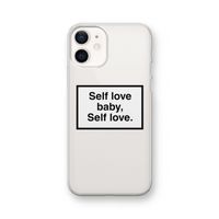 Self love: iPhone 12 Transparant Hoesje