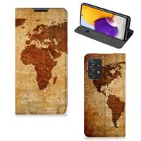 Samsung Galaxy A72 (5G/4G) | Book Cover | Wereldkaart