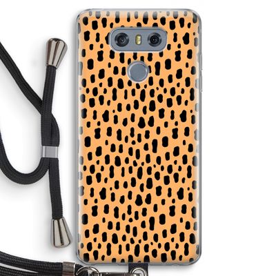Panter: LG G6 Transparant Hoesje met koord