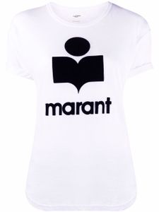 MARANT ÉTOILE t-shirt à logo imprimé - Blanc