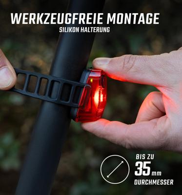 SIGMA SPORT verlichting "aura 40 / hiro 10 ride safe to school". sigma battery light set aura 40 + hiro 10 rts va.