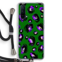 Green Cheetah: OnePlus Nord CE 5G Transparant Hoesje met koord - thumbnail