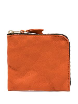 Comme Des Garçons Wallet porte-cartes à fermeture zippée - Orange