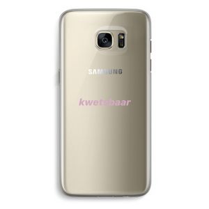 kwetsbaar: Samsung Galaxy S7 Edge Transparant Hoesje
