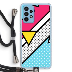Pop Art #3: Samsung Galaxy A52 Transparant Hoesje met koord