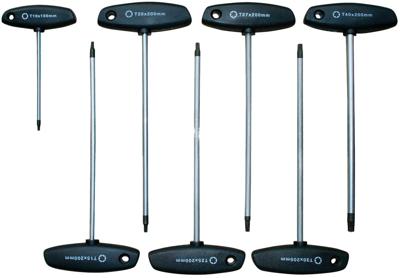SW STAHL T-handle screwdriver set of 7pcs. innentorx