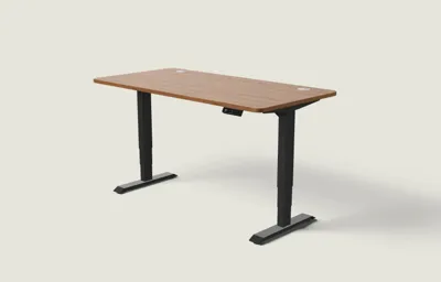 Desktronic HomePro bureau Zwart / Walnoot / 160x80 cm