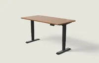 Desktronic HomePro bureau Zwart / Walnoot / 160x80 cm