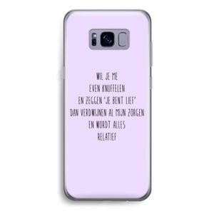 Relatief: Samsung Galaxy S8 Plus Transparant Hoesje