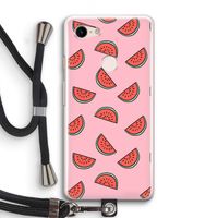 Watermeloen: Pixel 3 Transparant Hoesje met koord